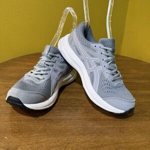 ASICS Gel-Contend 9 Women's Size 6.5 Pledmond Grey Purple Spectrum Running Shoes